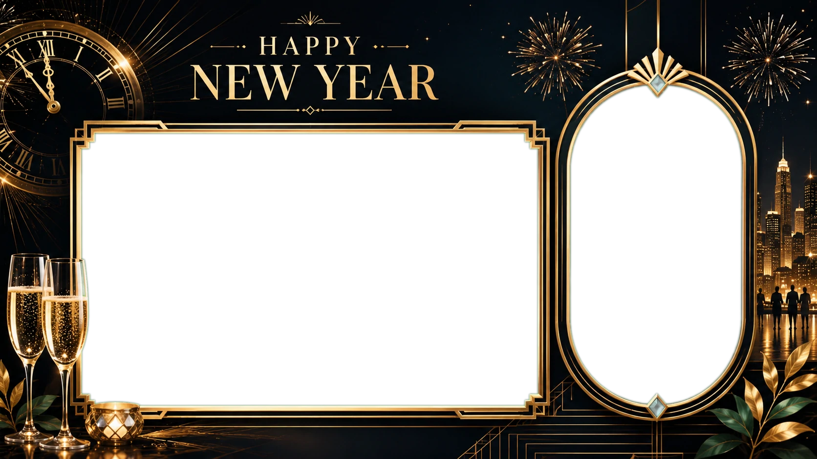 Golden New Year Celebration