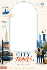 City Travel Postcard