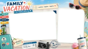 Family Vacation Memory Board