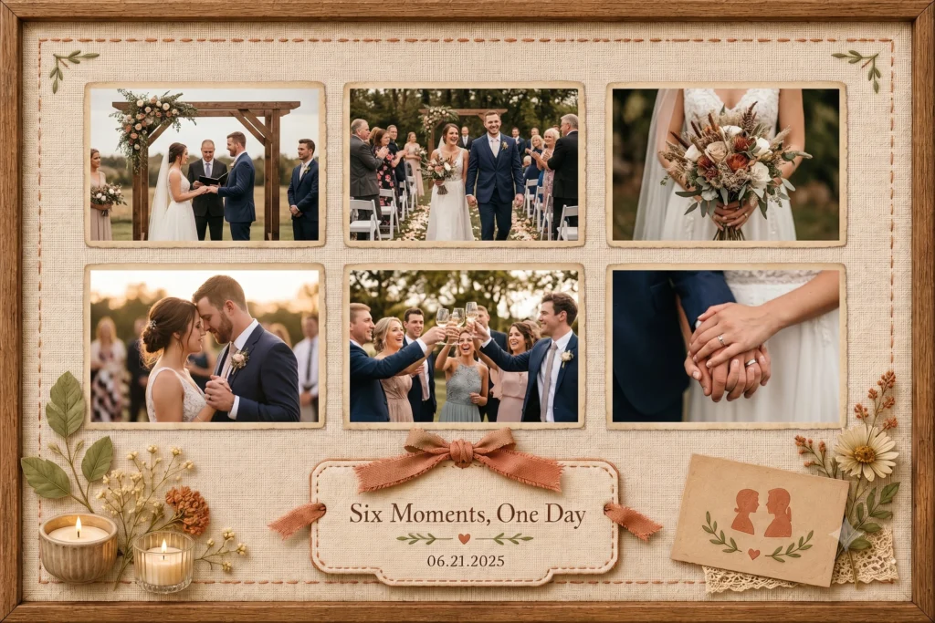 Rustic Linen Memory Grid