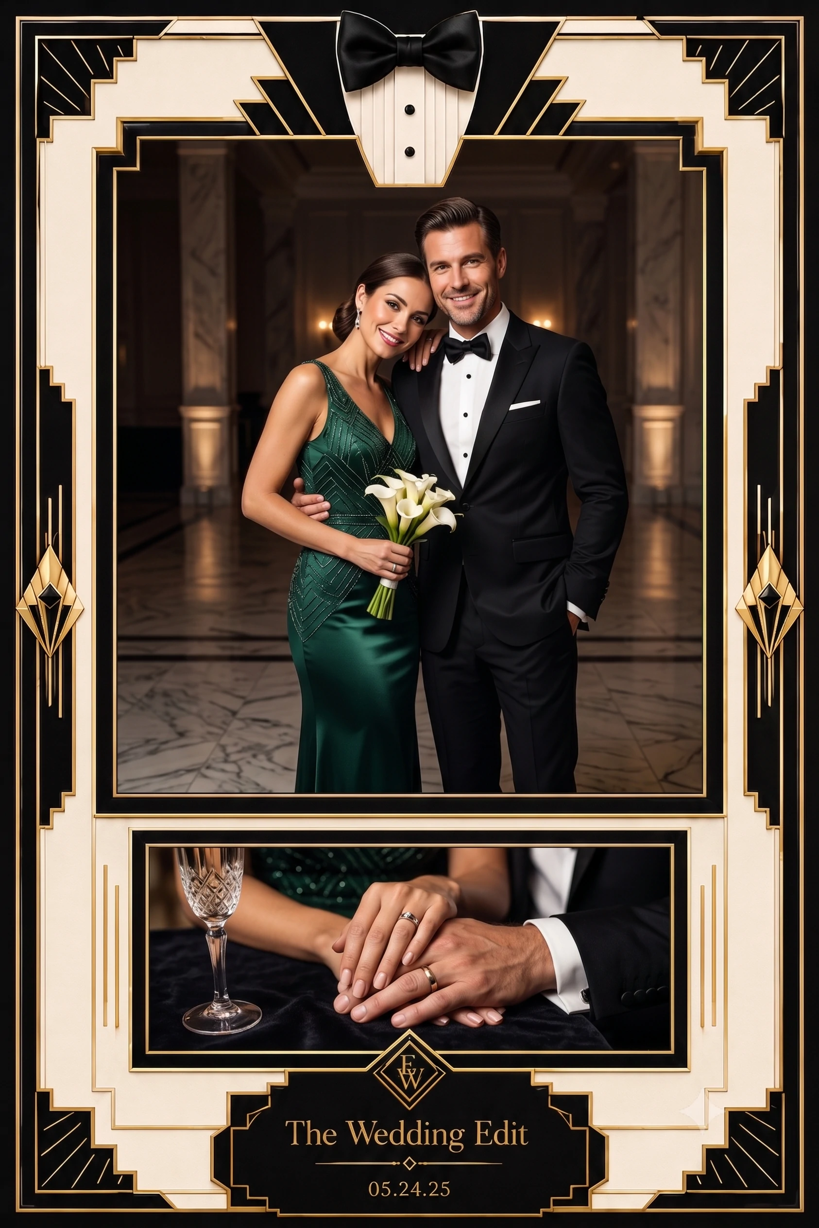 Black Tie Portrait Cover
