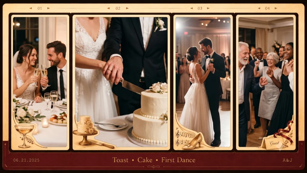 Toast Cake and First Dance Reel