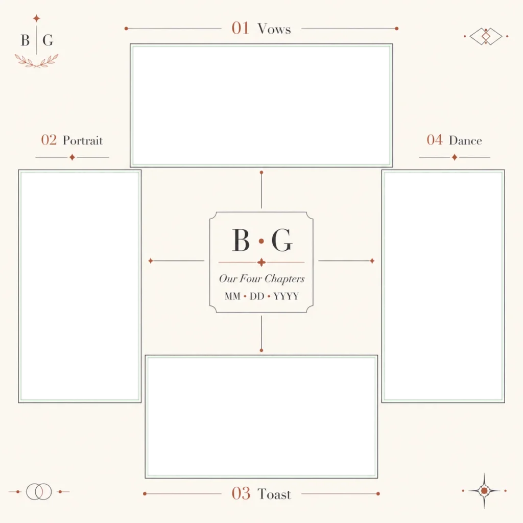Four Chapter Cross Grid