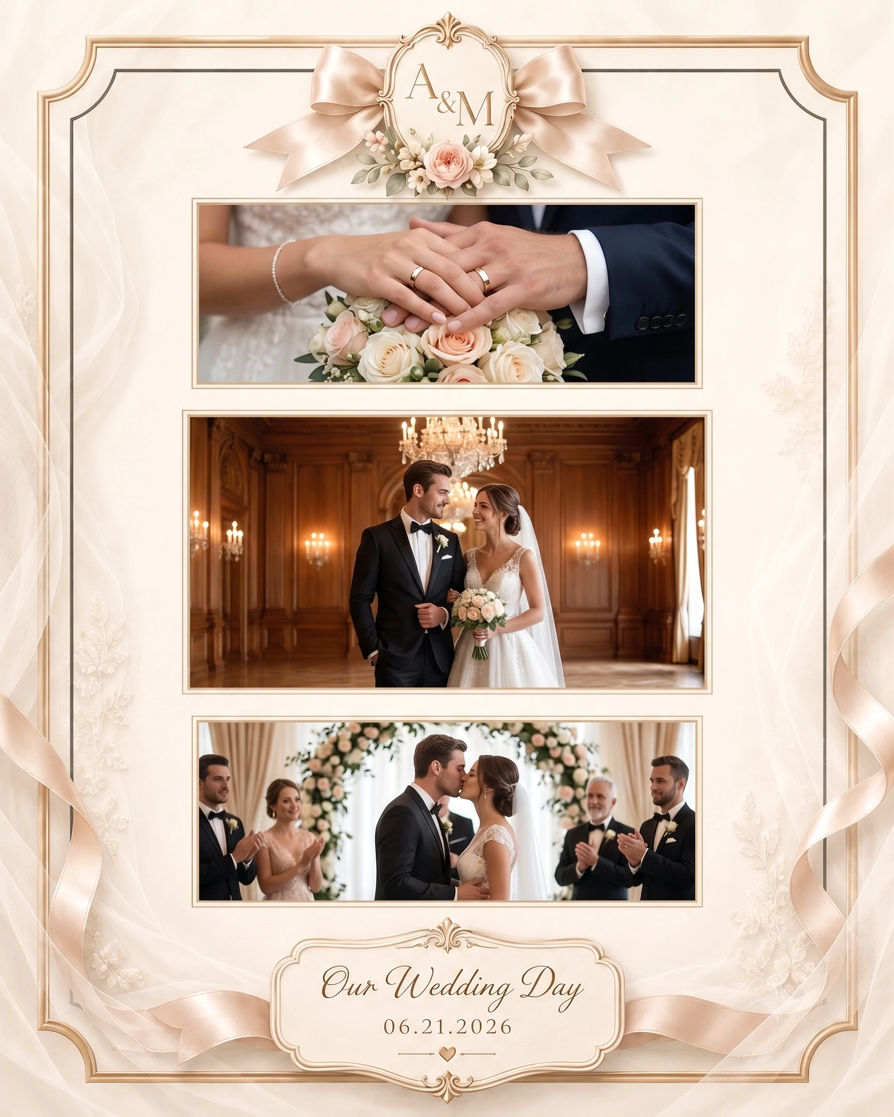 Ivory Story Triptych