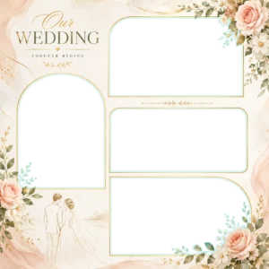 Romantic Wedding Collage