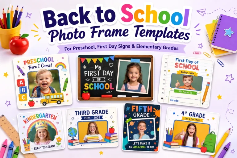 back to school photo frame ideas 2026 hero
