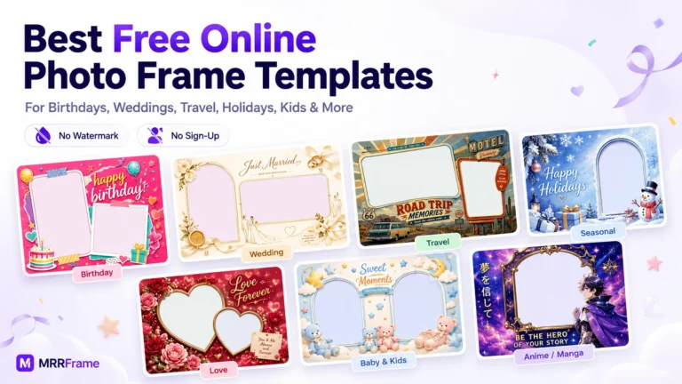 best free online photo frame templates hero