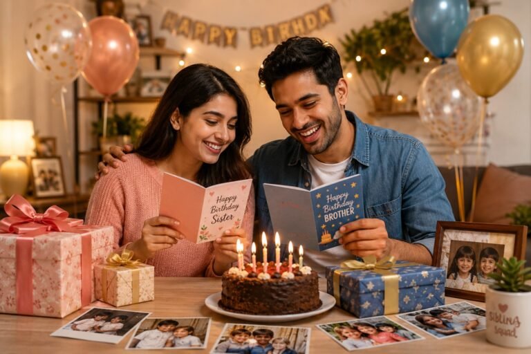 birthday wishes for sister and brother banner