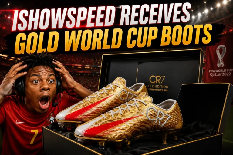 cristiano ronaldo gifts ishowspeed boots