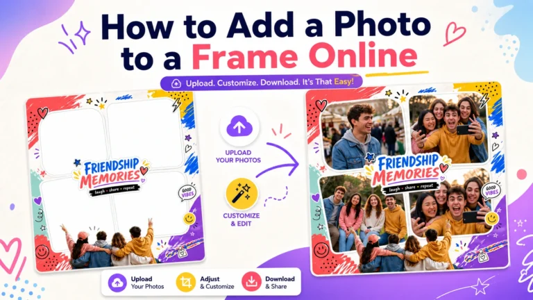how to add a photo to a frame online hero