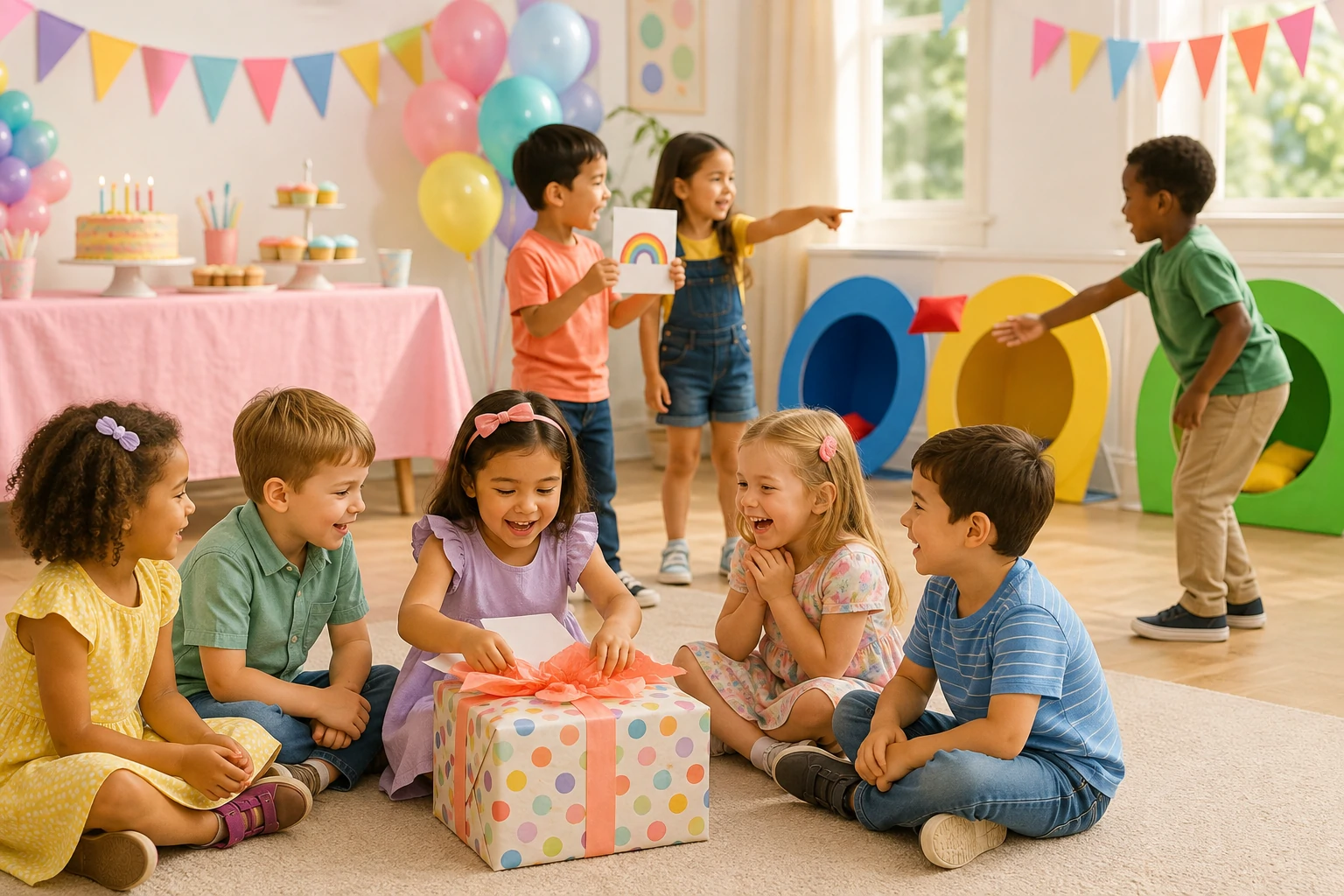 Birthday party games for kids ages 4–5 with age-appropriate activities