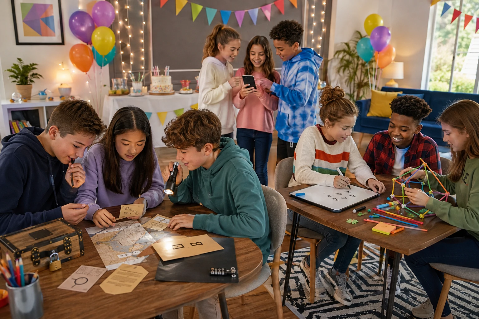 Birthday party games for kids ages 9–12 with age-appropriate activities